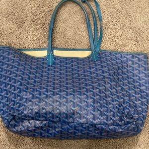 Goyard St. Louis PM Tote in Blue